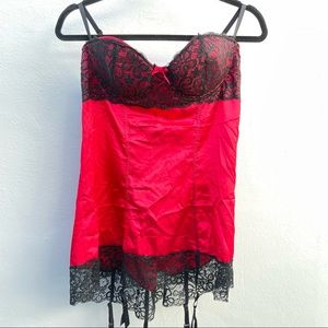 Frederick’s of Hollywood Bustier Satin